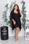 Елегантний стильний комплект XXL Кч1091н Чорний